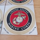 United States Marine Corps Foil Decal Sticker 4  Set Of 4
