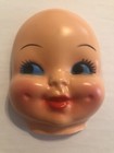 Vintage Kitschy Doll Heads For Crochet Potholders Crafts Retro Mcm