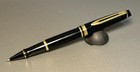 Waterman Expert  Rollerball  Pen   Black gold  Used  New Refill