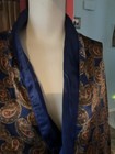 Vintage Number 1 London Paisley Satin Robe Mens M   Shorts Victorias Secret