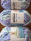   3 Skeins    Yarnspirations Bernat Baby Blanket Yarn - Posy Purple - 220yds Ea 