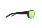 Bajio Rigolets Green Mirror Lens - Black Matte Frame Sunglasses