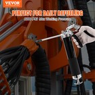 Vevor Grease Gun Pistol Grip 6000psi Professional Heavy Duty 15  Flex Hose 14oz