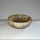 Vintage Natural White Multi Green Brown Marbled  Agate Onyx Bowl