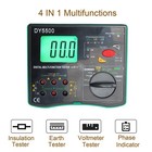 Digital Multimeter Ground Earth Resistance Tester Insulation Resistance Meter Us