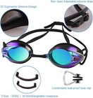 Swim Goggles swimming Goggles Mirrored No Leaking Anti Fog Uv For Adult