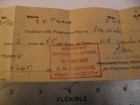 Royal Navy  1937  Rn Barracks  Portsmouth  Warrant Writer  Named Pay Chit  