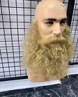 Realistic Fake Beard And Moustache Set  Human Hair  Hand Knotted For Film 