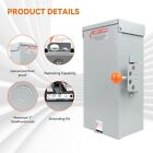 Generator Transfer Switch 100a 24000w Manual Double-throw Safety Switch 120 240v