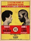 Rocky Iii Rocky Balboa Vs Clubber Lang Fight Poster print Stallone Mr  T     