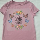 Butterflies Iron-on Transfer Sun Shine Diy Shirt Decor Tote Bag Pillow Flowers
