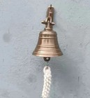 Antique Brass Bell Nautical Ship Bell Maritime Marine Boat Wall Bell