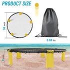 Roundnet Game Set With 2 Balls  Net   Carry Bag Portable For Beach Outdoor Play