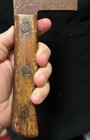 Old Vintage Butchers Meat Cleaver Chopping Kitchen Knife Wood Handle Steel Blade