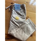 Cat   Jack Tapered Drawstring Pants Unisex 4t Beige Stretch New