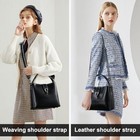 Yonami Genuine Leather Purses - Women s Designer Crossbody Bags     Small Black