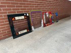 Vintage Video Game Arcade Bezels Memetron Mania Challenge Plexiglass Atari
