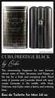 Cuba Prestige Black By Cuba Cologne For Men Edt 3   3 0 Oz New In Can