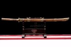 Chinese Broadsword Qing Dynasty Dao Rosewood Handle Scabbard Carbon Steel Blade