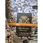 English Laundry Mens Xl Black White Plaid Button Up Shirt Paisley Cotton