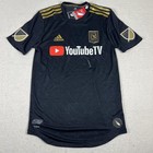 Lafc Authentic Jersey Mens Small Black Mls Soccer Adidas Climacool Youtubetv