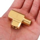 1 Pcs Metals Brass Pipe Fitting Barstock Male Branch Tee T Adapter 1 2  Npt Fema