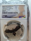 2024p125 Australia  1 10th Anniv Wedge-tailed Eagle Ms70 Fdi Colorized E10-188