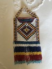 Vintage Beaded Native American Purse Nebraska Wisconsin Winnebago 6    X 13   