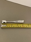Antique Sheffield 1915 Walker   Hall Sterling Silver Tail Sugar Tongs