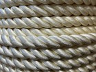 New White Twisted Nylon Rope Boat Anchor Mooring Dock Line Many Sizes   Lengths