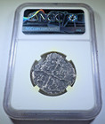 Ngc Princess Louisa Shipwreck Mexico Silver 4 Reales 1600 s Spanish Cob Coin