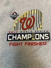 Washington Nationals Hoodie Mens Medium 2019 World Series Champions Mlb Baseball