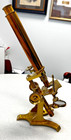 Antique Bar Limb Microscope With Japanned Varley Stage
