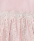 Nwt Haute Baby Precious Blush Pink Lace Daygown Gown Dress Newborn Girls 0 3 M