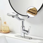 Led Temperature Display Bathroom Faucet  3 Water Modes  Digital Screen