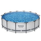 Bestway Power Steel Round Above Ground Pool Set  L 14    X W 42   