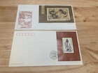 People s Republic Of China 4 Different Souvenir Sheet First Day Covers Cl413