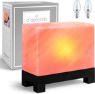 100  Authentic Natural Himalayan Salt Lamp hand-carved Modern Rectangle Rare    