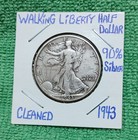 Coins Lot  Cleaned Silver Half   Silver War Nickel   Indian Cent   Sacagawea