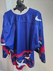 1996 Team France Blue Vintage Nike Hockey Jersey - Equipe France - Sz 54  xl 
