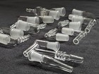 Glass Adapter Whip End wpa joint  90   Elbow straight  M male f female 10 14 18mm