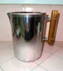 Vintage Chrome Farberware Pitcher Bakelite Plastic Handle Brooklyn Ny Art Deco