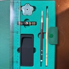 Calligraphy Tools Set Kusamakura Brush Ink Inkstone Water Drops Used