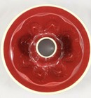 Paula Deen Farmhouse Red Rooster Stoneware 9  Bundt Cake Pan Baker Jello Mold