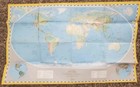 National Geographic Original 1989 Physical And General Reference Map The World