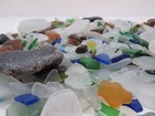 10 Pounds 3 4 Inch - 3 Inch Machine Made Recycled Tumbled Beach Sea Glass