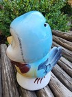 Ceramic Porcelain Bluebird Bank 6  Cracker Barrel  Repro Blue Bird