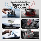 Magsafe Car Mount Magnetic Phone Holder Vacuum Suction For Iphone 12-17 Pro Max