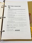 Walt Disney Productions Employee Telephone Directory Vtg 1960s Studio Disneyland