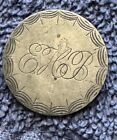 1858 Seated Liberty Quarter Love Token